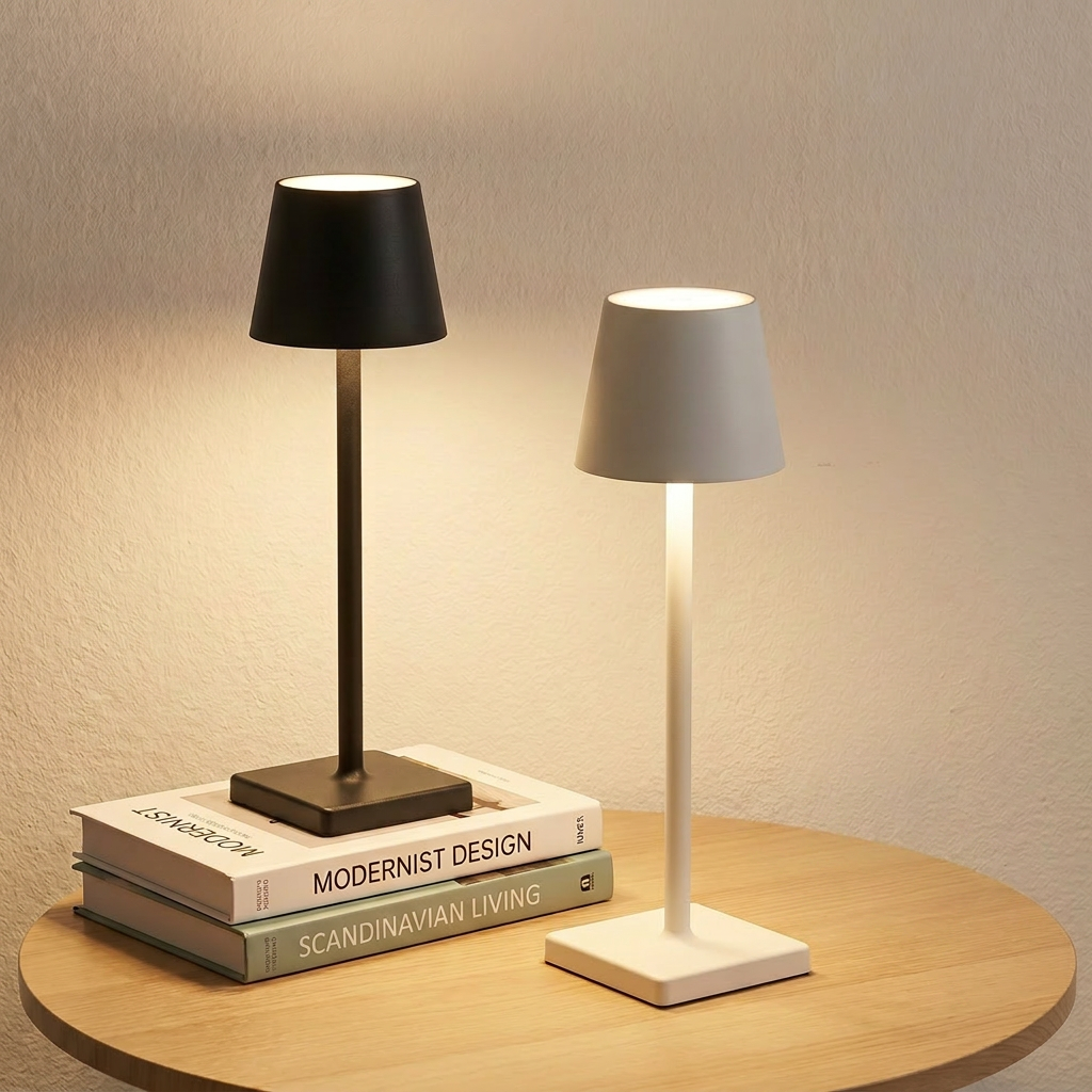 Luminária de Mesa Slim Recarregável