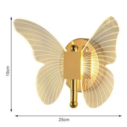 Arandela de Parede Borboleta Led