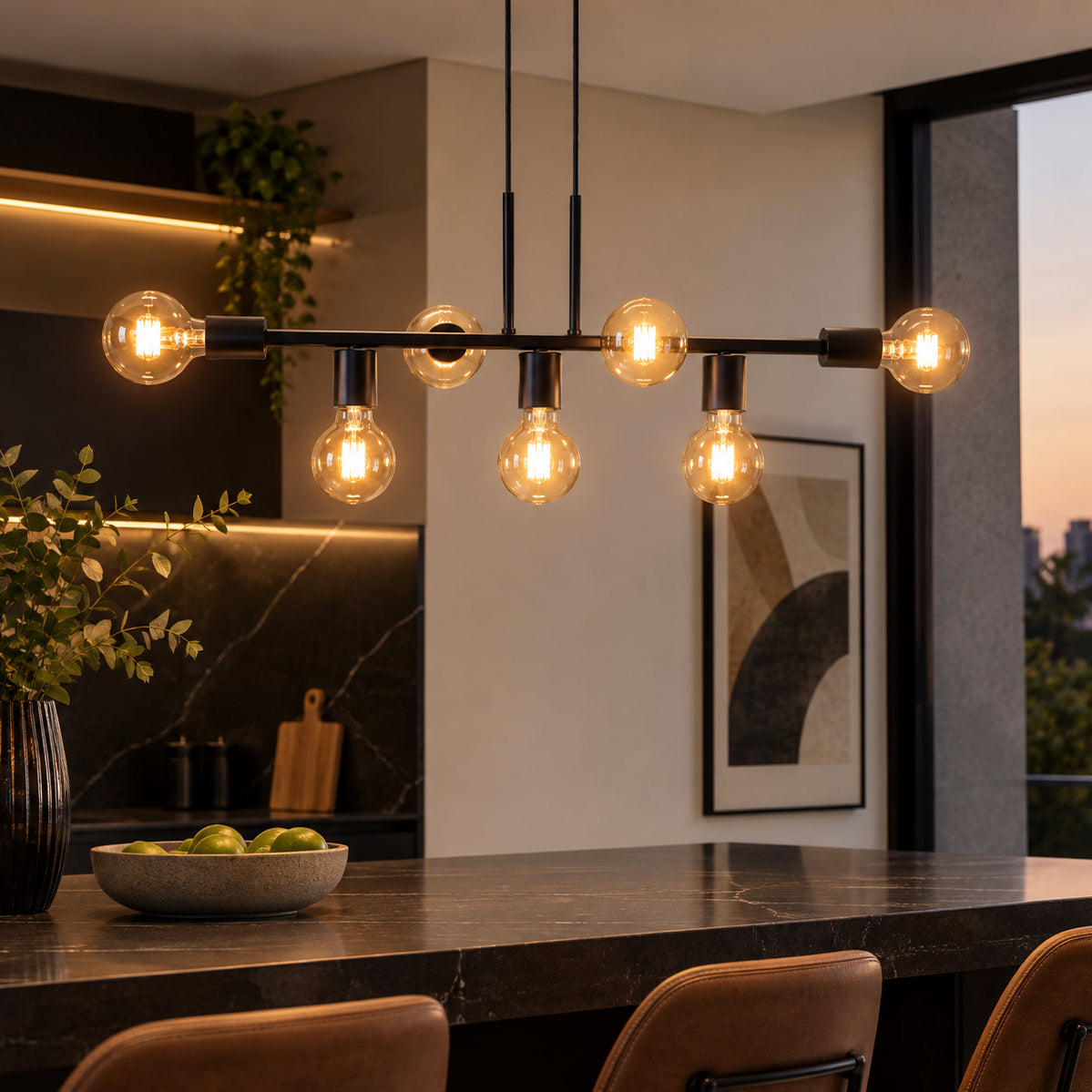 Luminária de Teto Pendente Estilo Jabuticaba