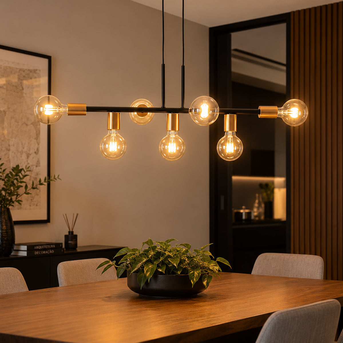 Luminária de Teto Pendente Estilo Jabuticaba