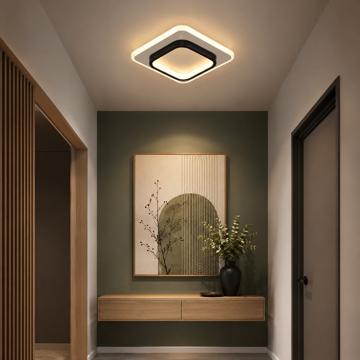 Plafon LED Decoração Minimalista