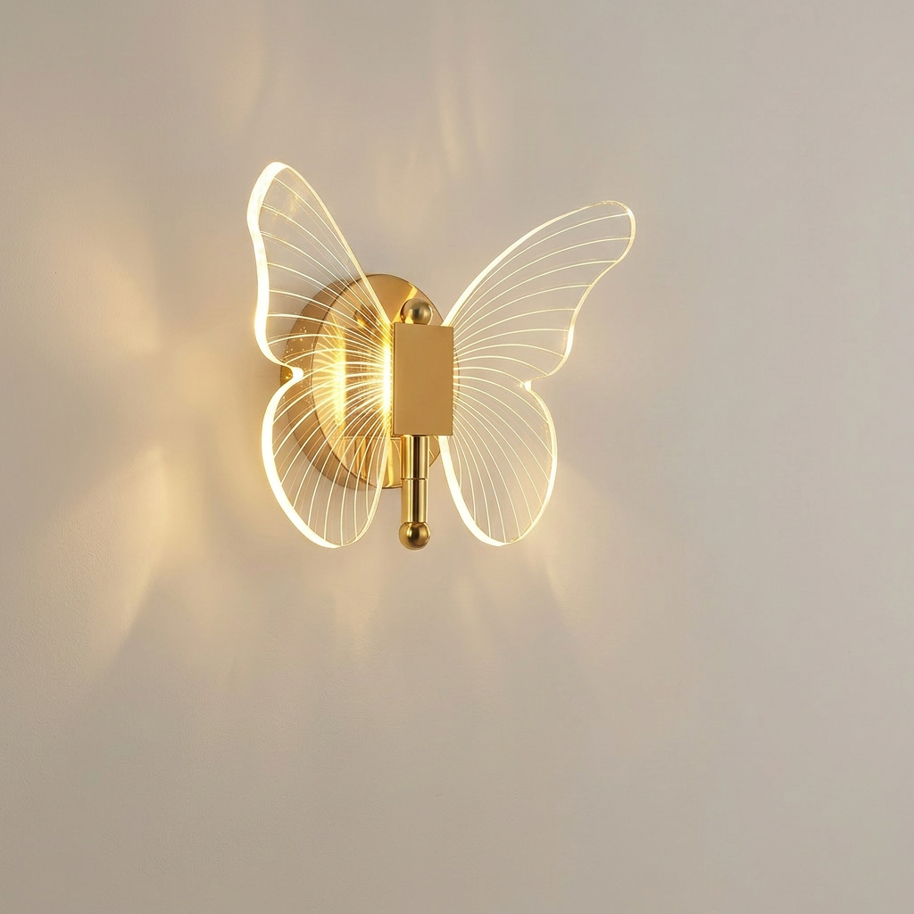 Arandela de Parede Borboleta Led