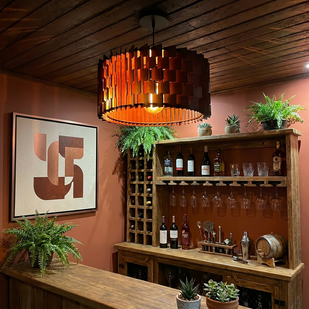 Luminária de Teto Pendente Rústico