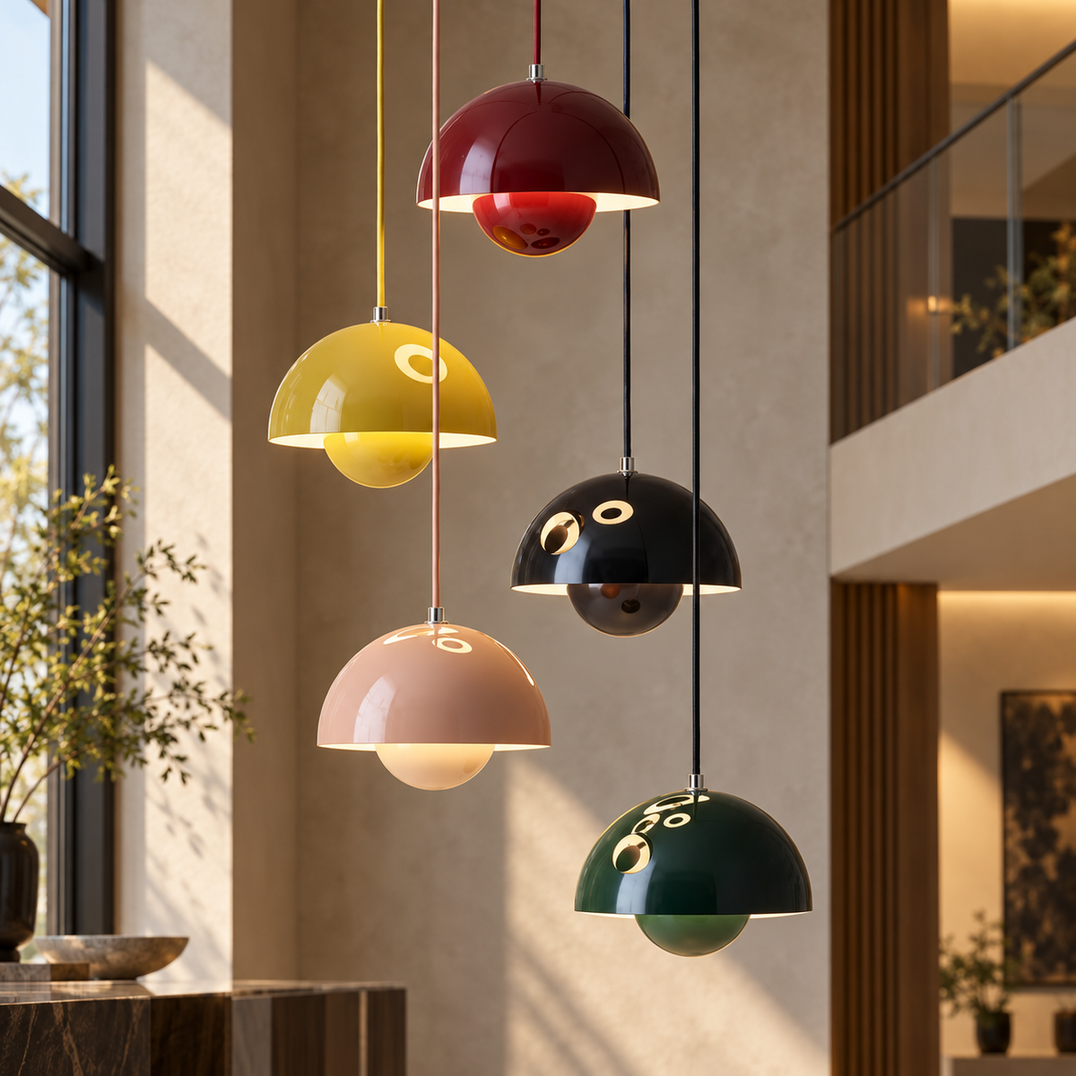 Luminária Pendente Multi-Cor Moderno Criativa